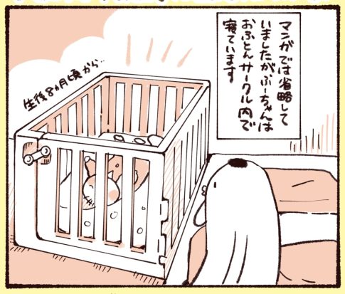 1歳の娘の布団にはお布団サークルがあります